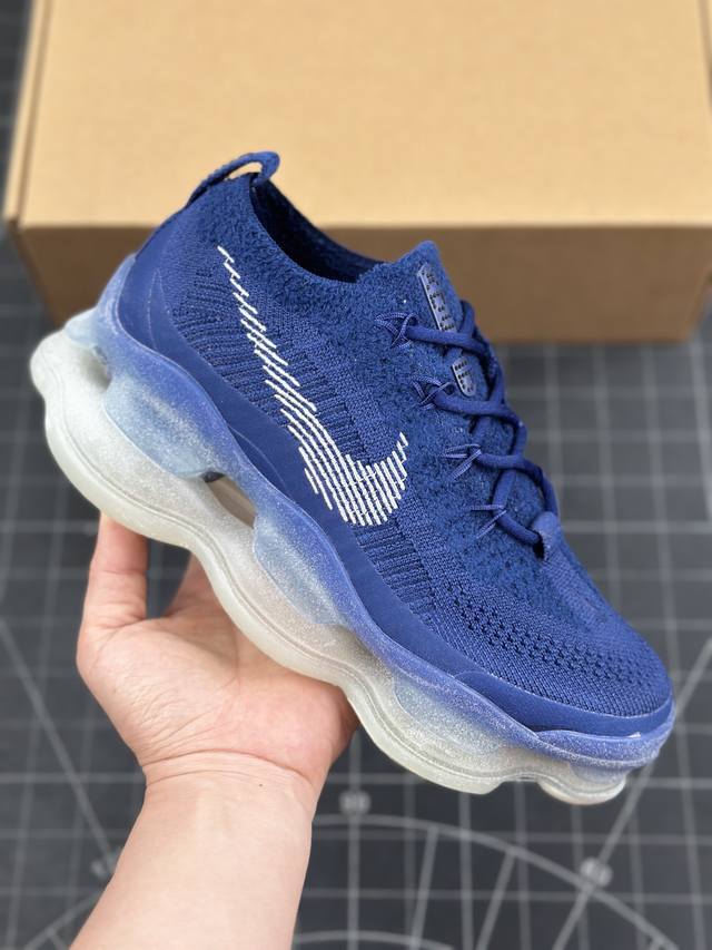 本地 核心私 Yh版 公司级带半码耐克 Nk Air Max Scorpion Flyknit 天蝎座系列2022款超级大气垫前卫增高运动慢跑鞋 破空来袭 带你