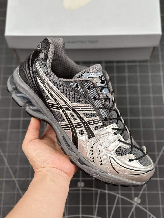 本地 核心私 unaffected Xasics Gel-Kayano 14 联名款 亚瑟士运动休闲透气专业跑鞋 采用工程弹性双层再生针织密度鞋面材质 后跟3D