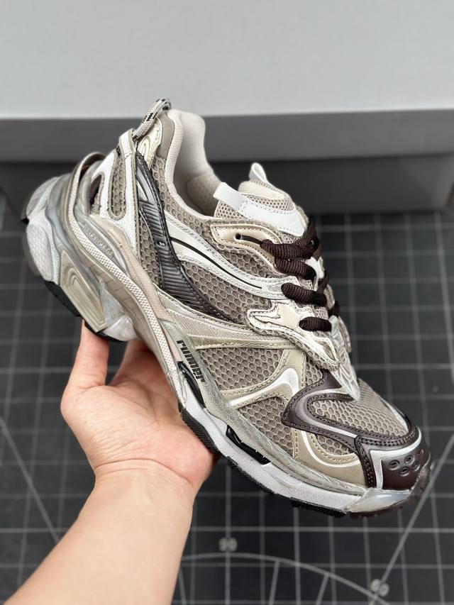 本地 核心私 I8版 高奢品牌-巴黎世家balenciaga Runner Sneaker 慢跑系列低帮复古野跑潮流姥爹风百搭休闲运动慢跑鞋 男女鞋原版一致配件