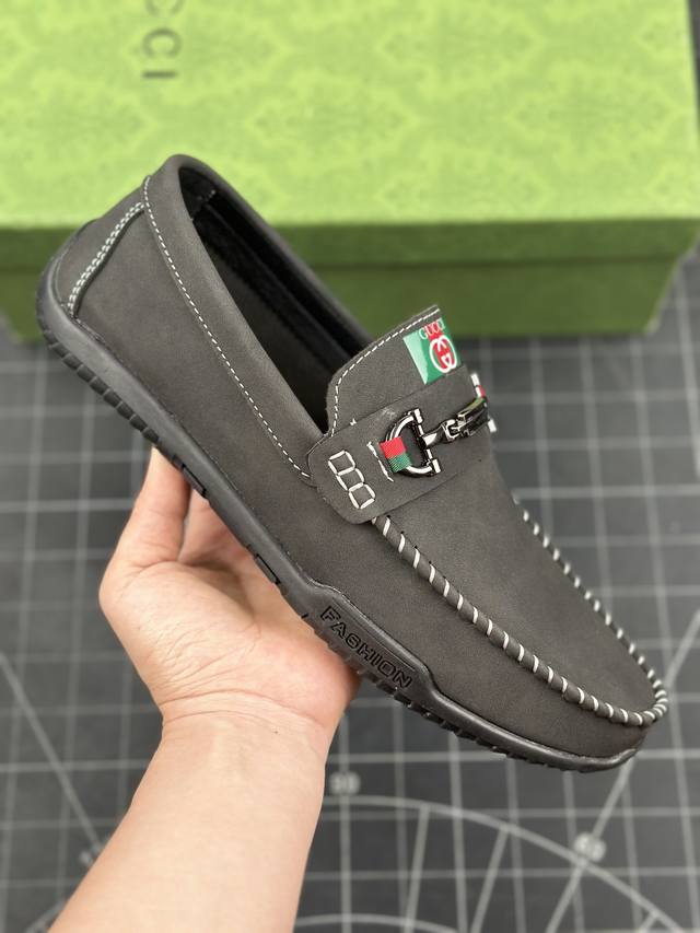 本地 核心私 gucci 轻奢单品豆豆鞋 广东品质原厂 高奢古驰gucci Screener Gg High-Top Sneaker休闲潮鞋系列意大利进口超软小