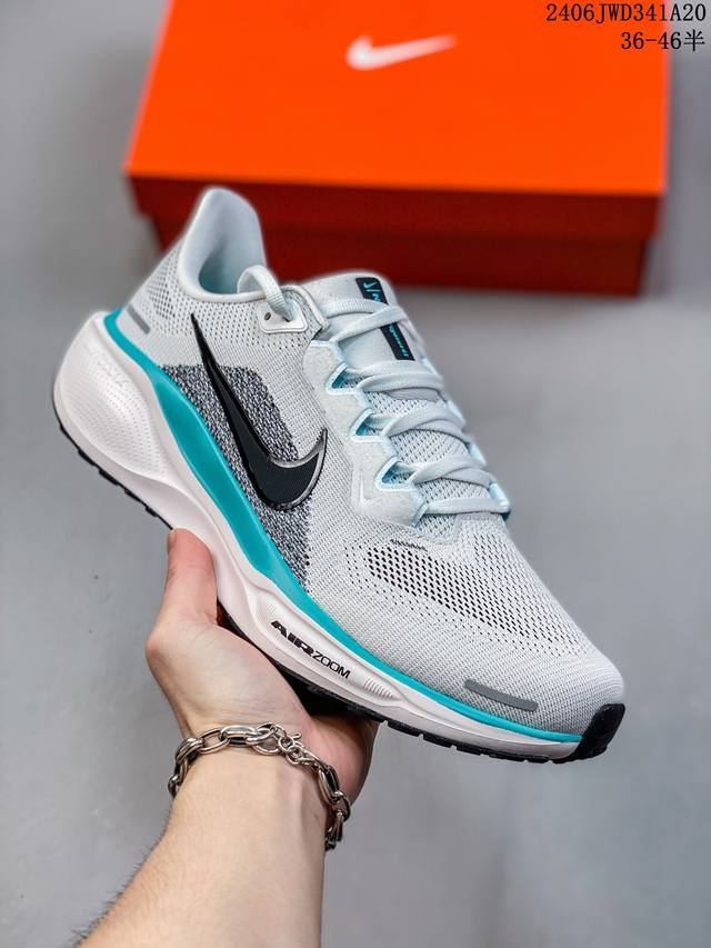 真标公司级耐克nike Zoom Pegasus 41 登月41代系列 网面透气缓震疾速跑鞋 货号:Fd2722-001 Hf0396-001 码数36-46带