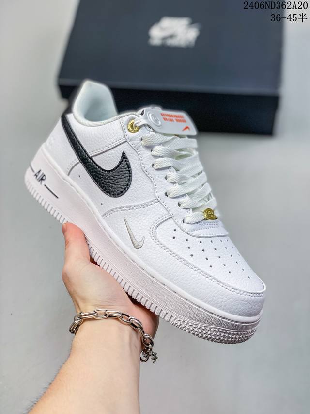 公司级带半码 耐克nike Air Force 1 Low 空军一号低帮休闲板鞋 打造纯正空军版型#专注外贸渠道 全掌内置蜂窝气垫 #原盒配件 原厂中底钢印、拉