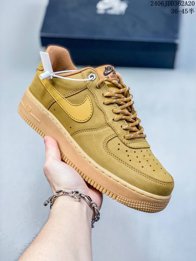 公司级带半码 耐克nike Air Force 1 Low 空军一号低帮休闲板鞋 打造纯正空军版型#专注外贸渠道 全掌内置蜂窝气垫 #原盒配件 原厂中底钢印、拉