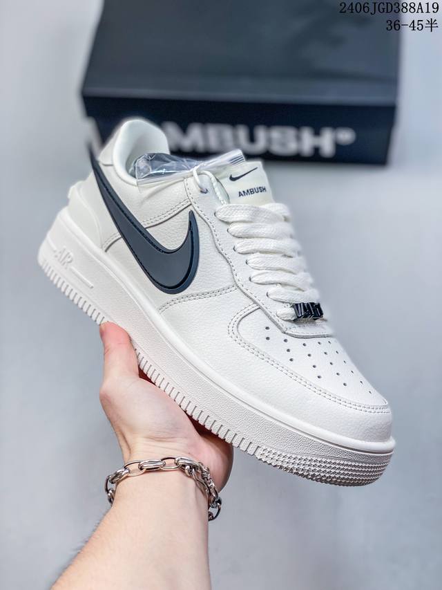 公司级带半码 耐克nike Air Force 1 Low 空军一号低帮休闲板鞋 打造纯正空军版型#专注外贸渠道 全掌内置蜂窝气垫 #原盒配件 原厂中底钢印、拉