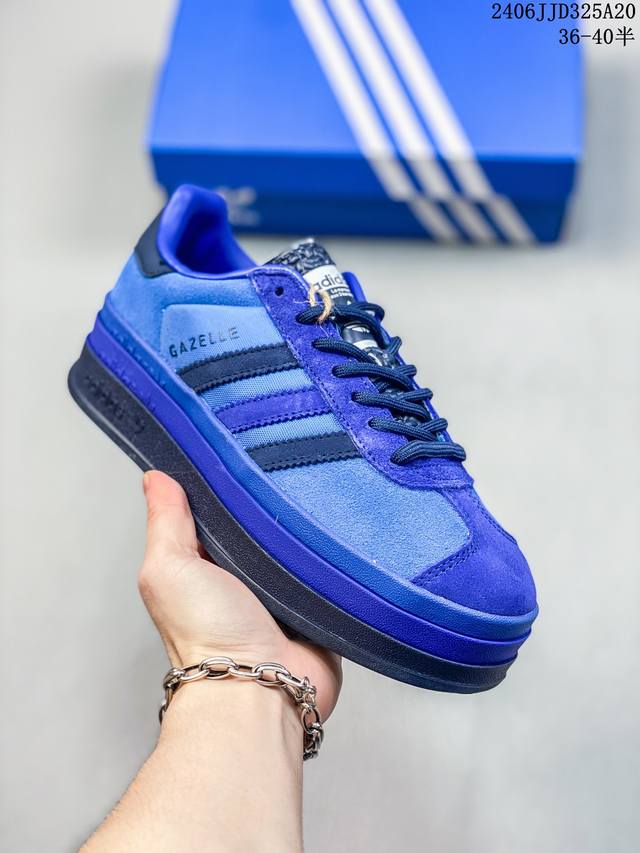 Ordinary People联名 T头鞋gazelle厚底板鞋adidas阿迪达斯三叶草 尺码：36-40半 06Jjd325A20