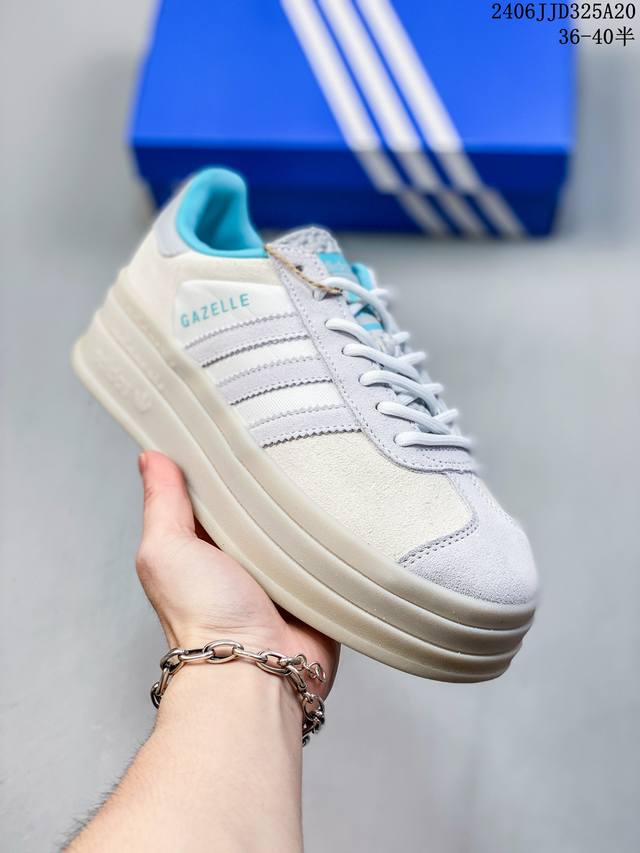 Ordinary People联名 T头鞋gazelle厚底板鞋adidas阿迪达斯三叶草 尺码：36-40半 06Jjd325A20