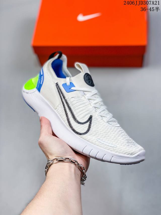 真标nike Free Ru Fk Next Nature Se 耐克赤足轻便跑步鞋 环保织物材质 货号:Fb1276-001 Id:06Jjd307A21 S