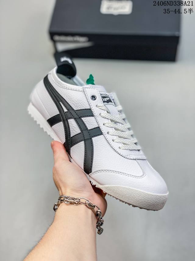 真标 Asics 亚瑟士 男女鞋真标半码制 日产经典老牌-鬼塚虎 Onitsuka Tiger Mexico 66经典墨西哥系列复古经典百搭板鞋休闲运动鞋慢跑鞋