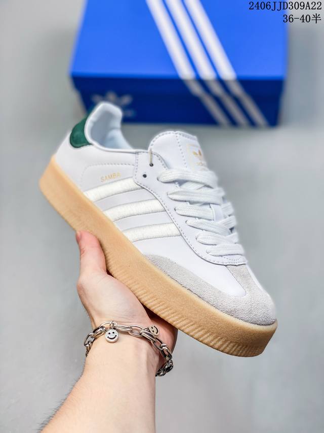 Adidas Originals Sambae W 复古厚底德训休闲板鞋 Ig1953 尺码：36-40半 06Jjd309A22