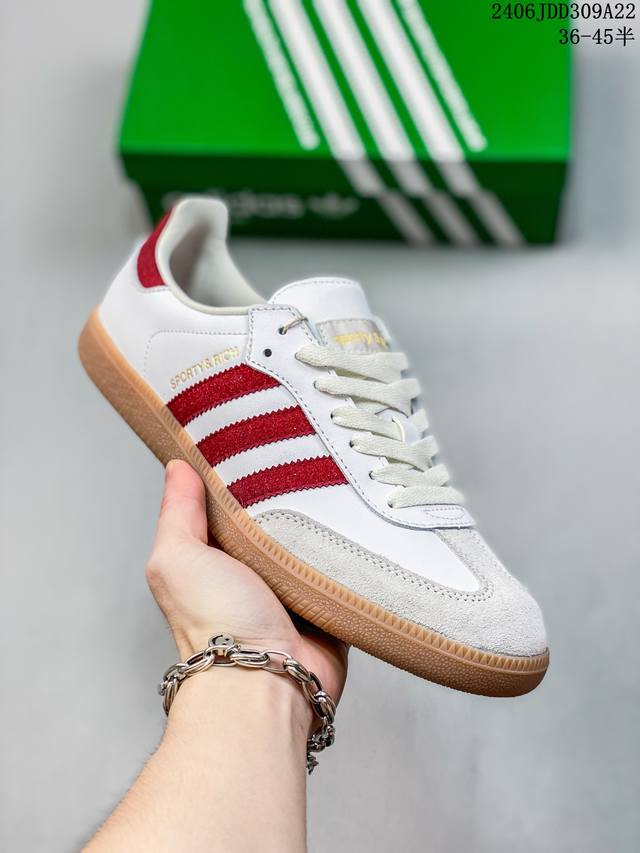 Adidas阿迪达斯三叶草samba Og德训男女夏季低帮轻便休闲鞋id0478 尺码：36-45半 36-40 06Jdd309A22