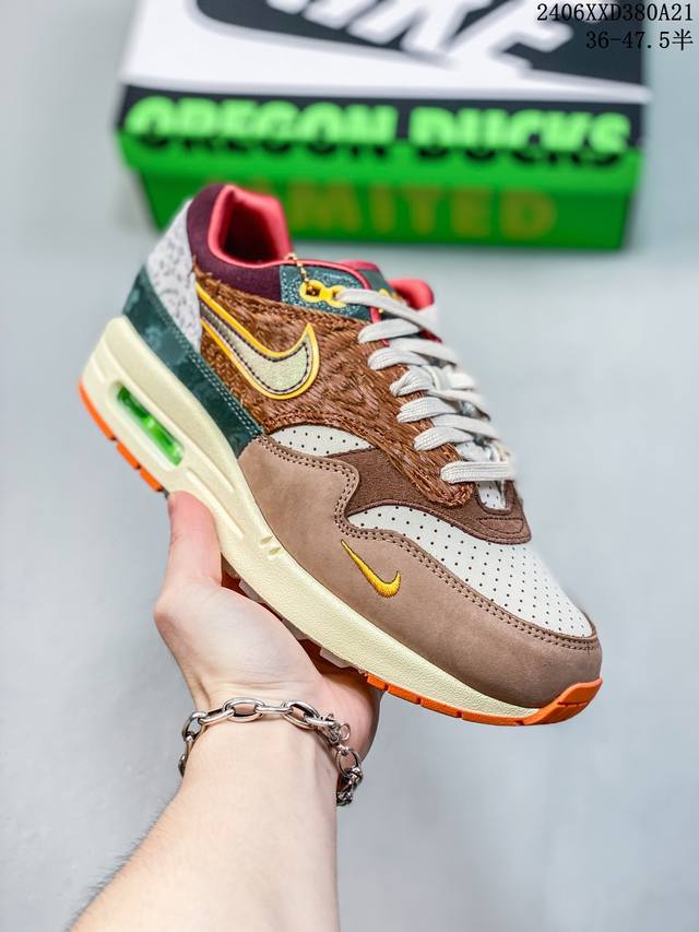 公司级nike Air Max 1 复古休闲跑步鞋 官方同步上架真标原盒 原底原面 正确版型 原版开发 精准细节 市面最高版本 官方货号：Dz4549 100