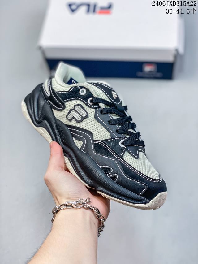 Fila Fusion斐乐潮牌flash女鞋复古潮鞋2023秋季轻户外跑步鞋尺码：36-44.5半 06Jxd315A22