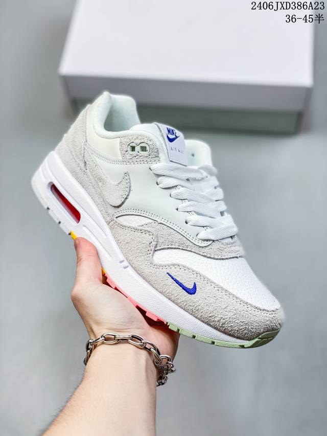 Division Street X Air Max 1 87 联名复古休闲运动鞋 Hq2639- 新版本出货 尺码：36 36.5 37.5 38 38.5 3