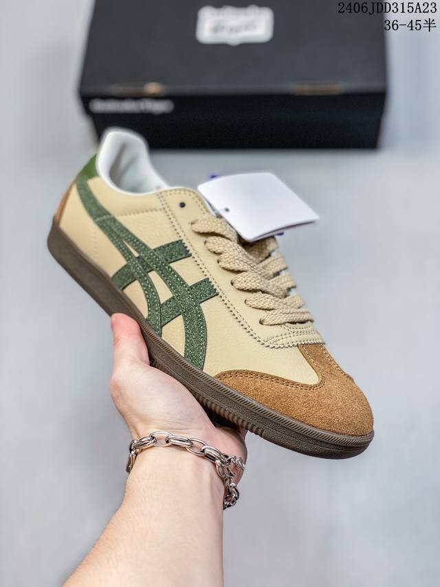 公司级亚瑟士 Onitsuka Tiger Tokuten 布面 复古低帮休闲跑鞋 实拍首发 Tokuten的灵感来源于80年代的室内用鞋 T-Toe前足补强设