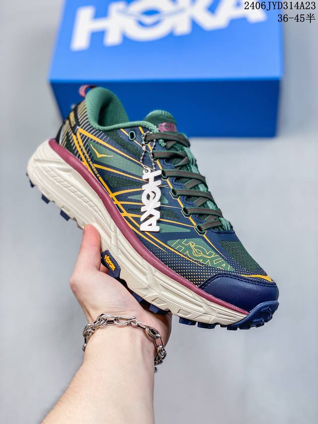 Hoka One One Mafate Speed 2 低帮专业越野跑步鞋 实拍首发 相较于前几代mafate包裹感更好 跟speedgoat 快速羚羊 系列比