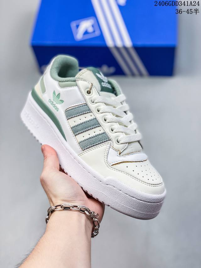 新品实拍 公司级真标半码制adidas阿迪达斯forum 84 Low Ig0286 人气单品 经典复古篮球鞋 #专柜同步 原鞋开发 版型正确 原底原料 重资打