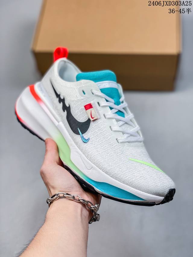 Nike耐克男女鞋zoomx Invincible Run 3缓震气垫运动跑步鞋dr2615 06Jxd303A25