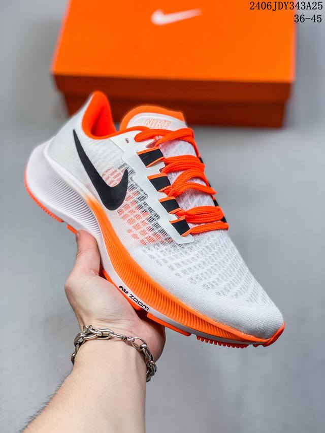 耐克nike Air Zoom Strcture 37 透气网面 登月37代 夏季复古慢跑鞋 06Jdy343A25