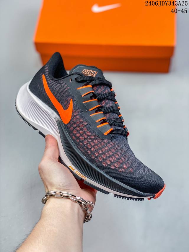 耐克nike Air Zoom Strcture 37 透气网面 登月37代 夏季复古慢跑鞋 06Jdy343A25