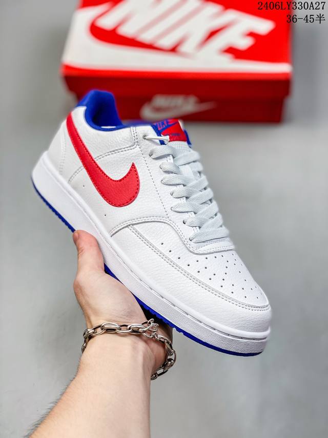 Nike Air Force 1 Low 周年白蓝勾生胶 空军一号低帮运动休闲板鞋 官方同步 原装级别 原楦头原纸板 打造纯正空军版型#专注外贸渠道 全掌内置蜂