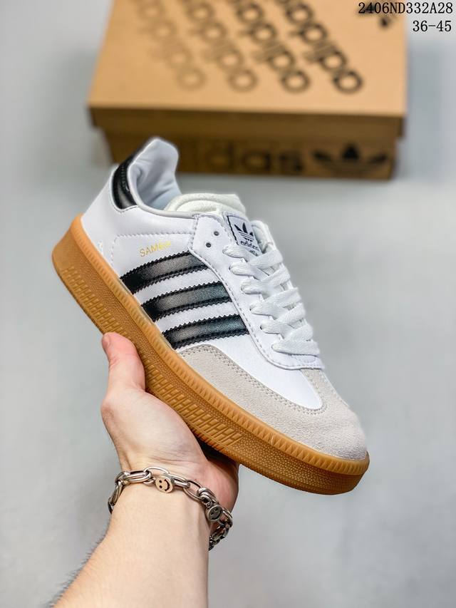 阿迪达斯adidas Campus 00S .三叶草面包鞋复古休闲板鞋 厚底 06Nd332A28