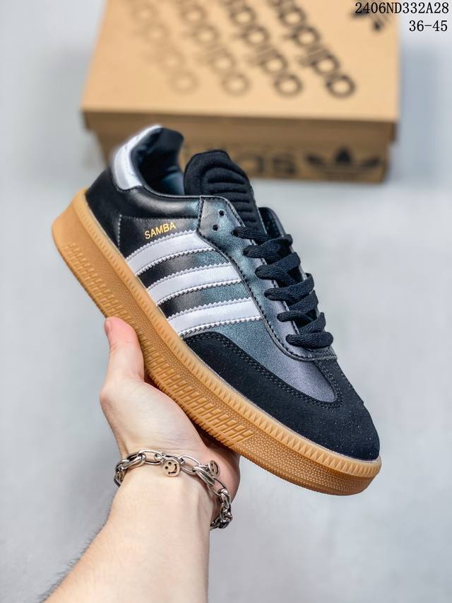 阿迪达斯adidas Campus 00S .三叶草面包鞋复古休闲板鞋 厚底 06Nd332A28