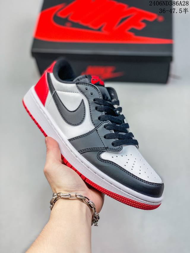 头层带半码 Air Jordan 1 Low Golf Shattered Backboard 低帮 高尔夫黑白橙扣碎 Aj1 乔丹1代 Aj1 乔1 低邦 高