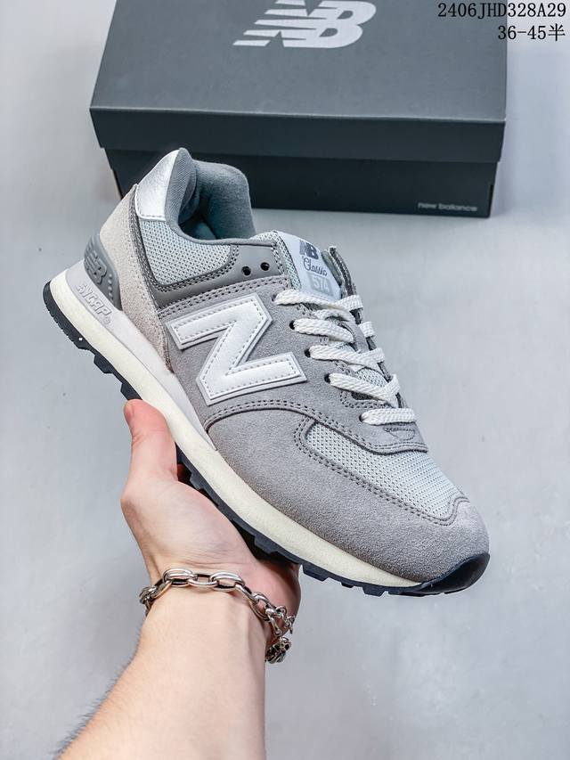 新百伦 New Balance 574系列 低帮复古慢跑鞋 市售最高版本encap缓震中底原盒原标 天猫京东平台专供 早期外围实体充正案例无数，外贸客户指定订单