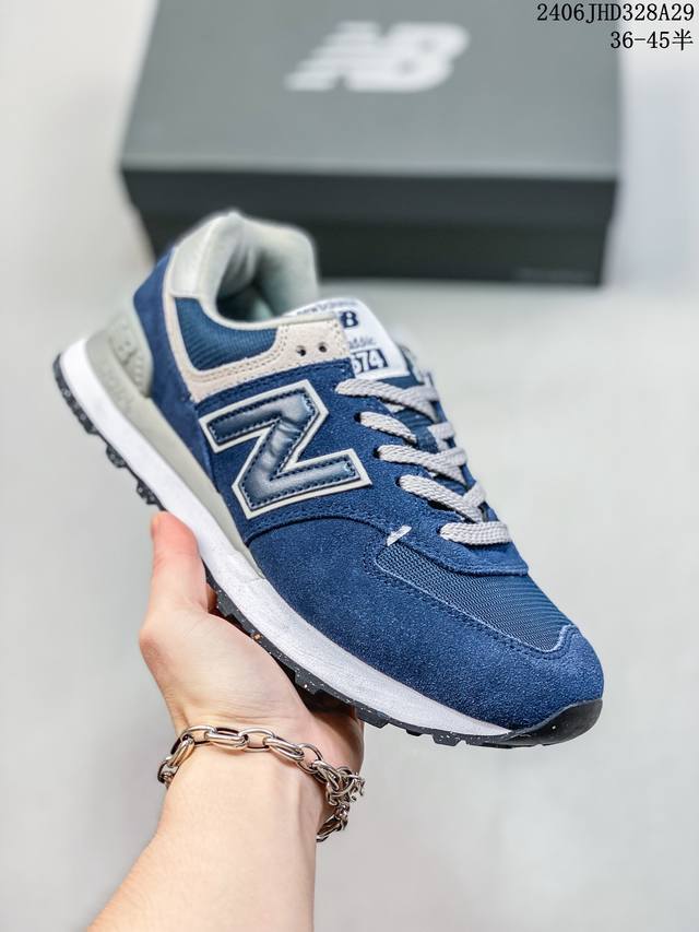 新百伦 New Balance 574系列 低帮复古慢跑鞋 市售最高版本encap缓震中底原盒原标 天猫京东平台专供 早期外围实体充正案例无数，外贸客户指定订单