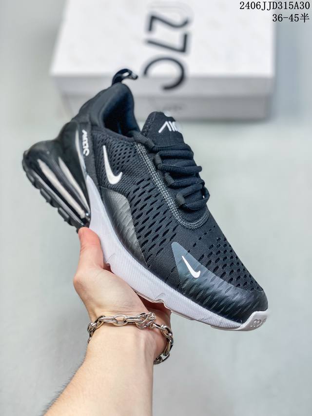 公司级耐克air Max 270 纯原版本 现货入仓官网强力操作主推款，提前原档案数据开发 ，公司唯一氮气气压原底 外围实体均可充正 06Jjd315A30