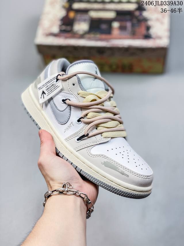 头层皮 耐克 乔丹邦带系列air Jordan 1 Low Aj1 乔1 乔丹1代aj1 低帮复古文化休闲运动篮球鞋。该鞋款从 1985 年元年款汲取设计灵感，