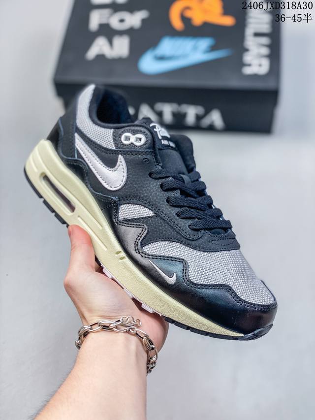 真标耐克nike Air Max 1 Og 初代复古气垫百搭休闲运动慢跑鞋 复古小气垫史上第一双可视气垫跑鞋 凭借着 Air Max 气垫带来的舒适脚感和鞋面面