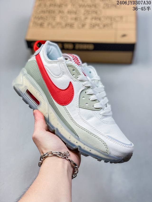 真标带半码 耐克nike Air Max 90 Prm 经典款复古缓震气垫跑步鞋休闲运动鞋 尺码：如图 06Jyd307A30