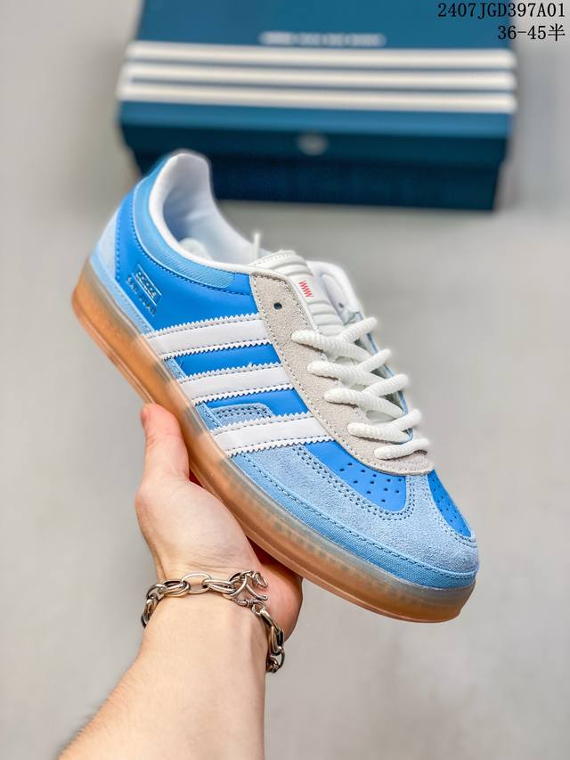 Bad Bunny X Adidas Gazelle Indoor坏痞兔联名款休闲板鞋if9734 尺码：36-45半 07Jgd397A02