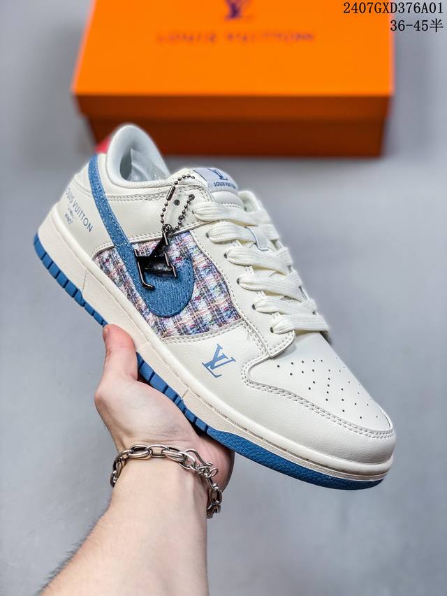 公司级 Travis Scott X Fragment Design X Jordan Air Jordan 1 Low Og Sp Lv联名 “宝蓝红” 多方