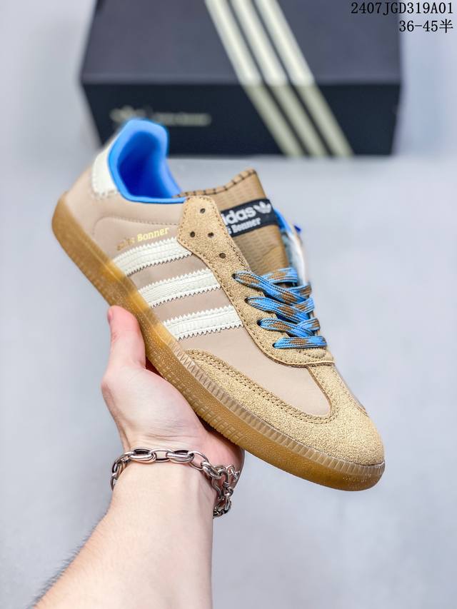 36-45半 阿迪达斯 Adidas Samba Classic 三叶草复古桑巴板鞋 系列男女鞋专业训练鞋柔软舒适运动板鞋 货号：Dmz03328 编码：07J