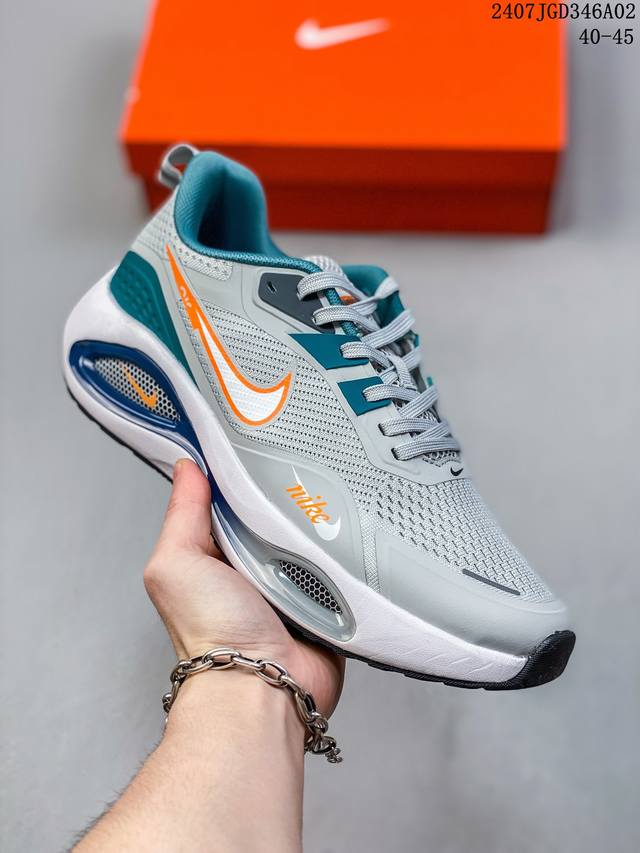 耐克 Nike Air Winflo V2登月 网面休闲跑步鞋，超轻耐磨缓震 时尚休闲 健身运动 马拉松跑步鞋 货号da9836- Size:40～45 07J