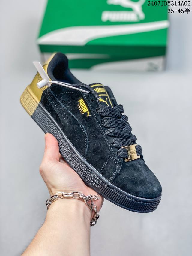 彪马puma Suede Dance Crew 经典复古百搭情侣休闲滑板板鞋 398306 02 码数：35.5 36 37 37.5 38 38.5 39 4