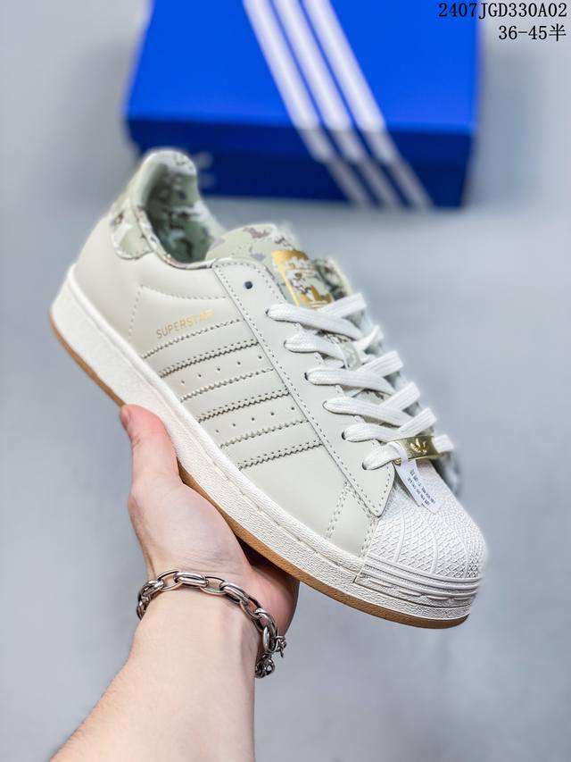 阿迪达斯adidas三叶草 Originals Superstar Ayoon W 贝壳头系列低帮经典百搭休闲运动板鞋 货号 :Ie2931 尺码 : 35 3