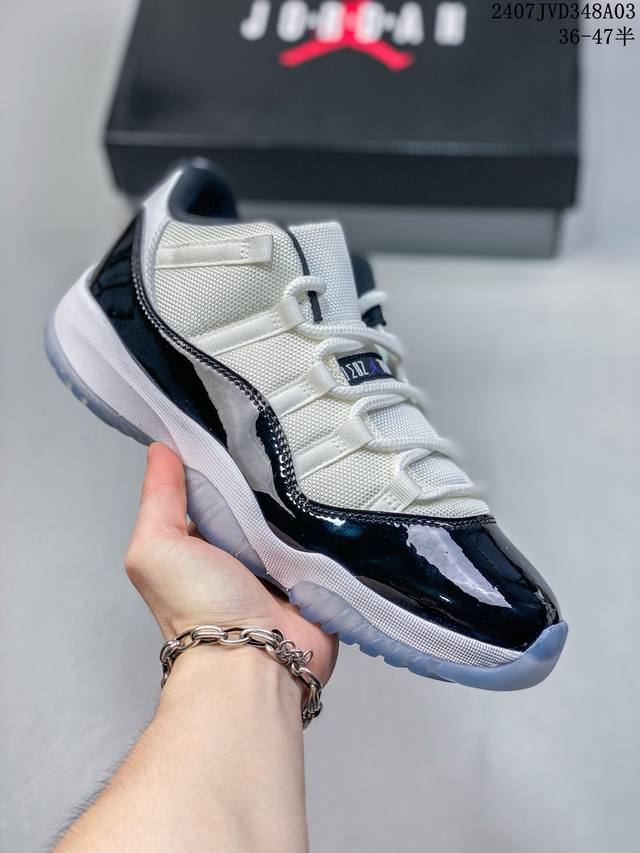 Air Jordan 11 Retro Low Concord Aj11代迈克尔 乔丹低帮运动文化篮球鞋ct8012 Qe7200223#36-47半 07Jv