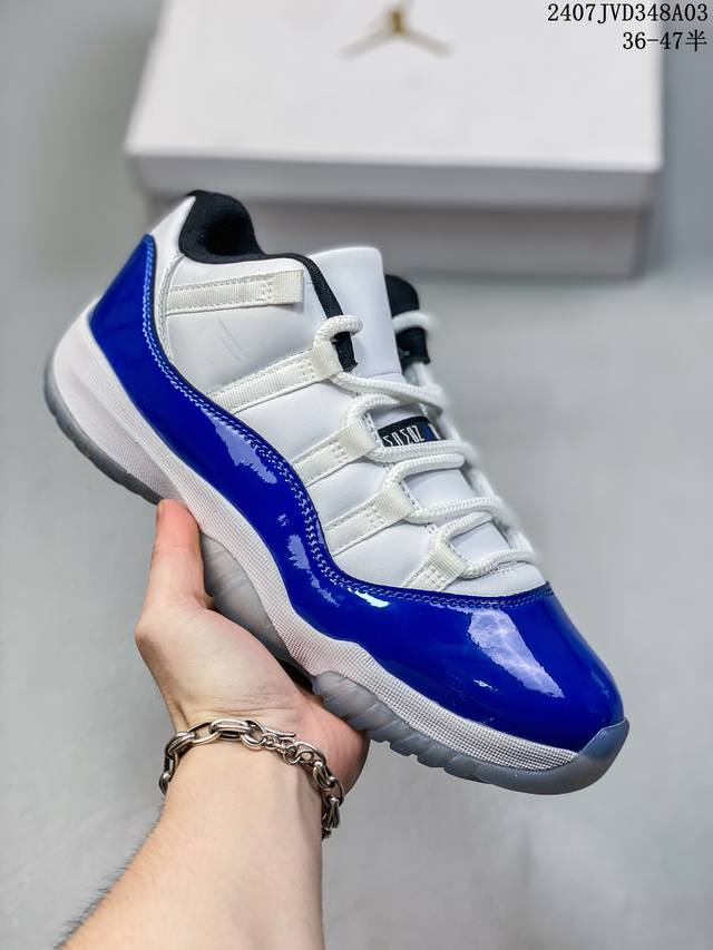 Air Jordan 11 Retro Low Concord Aj11代迈克尔 乔丹低帮运动文化篮球鞋ct8012 Qe7200223#36-47半 07Jv