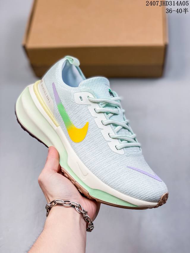 耐克nike Zoomx Invincible Run Flyknit 3不可战胜3代系列轻量飞织低帮休闲运动慢跑鞋 Hf5025 码数：36 36.5 37.