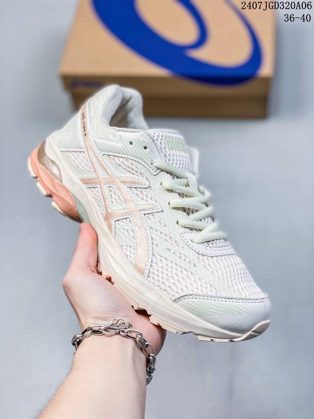 Asics Cel-Cel-Flux 4复古单品 网面休闲透气跑步鞋 鞋款采用亚瑟士amplifoam科技 为运动中带来回弾性和轻量性感受 工程网眼鞋面提供运动