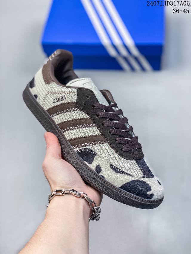 Notitle X Adidas Originals防滑耐磨低帮板鞋男女同款 米棕黑 07Jjd317A06