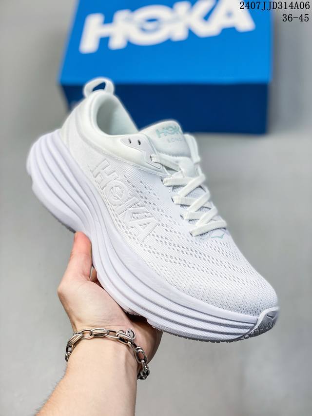 Hoka One One Clifton 克里夫顿8代专业性能减震公路跑步鞋 1127952 码数：36 37 38 39 40 41 42 43 44 45