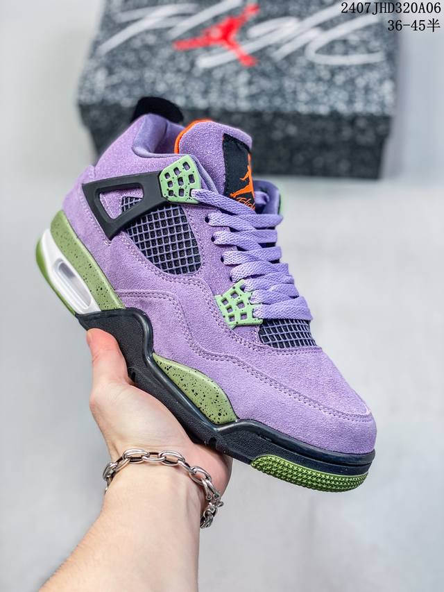 头层原盒 耐克 Nike Air Jordan 4 Retro Og迈克尔 乔丹aj4代乔4 中帮复古休闲运动文化篮球鞋。秉承轻量化的速度型篮球鞋设计思想完成设