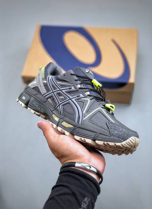 Asics Gel-Kahana 8 亚瑟士越野跑步鞋抓地稳定运动鞋缓震耐磨跑鞋 1011B387-021 尺码：36-45 半