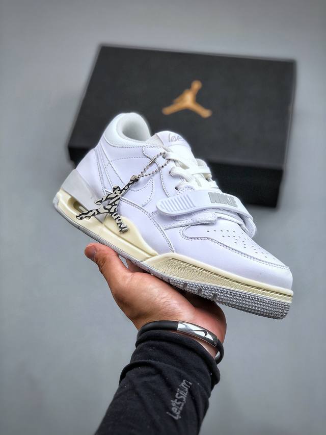 Nike Air Jordan Legacy 312 Low Photon Dust 乔丹最强三合一混合版本低帮文化休闲运动篮球鞋“皮革白光子灰”Hj9199-