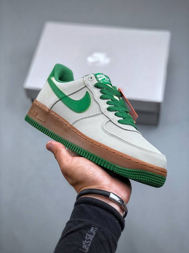 Nike Air Force 1 Low 07 灰绿 原楦头原纸板 打造纯正低帮空军版型专注外贸渠道 全掌内置蜂窝气垫 原盒配件 原厂中底钢印、拉帮完美 官方货