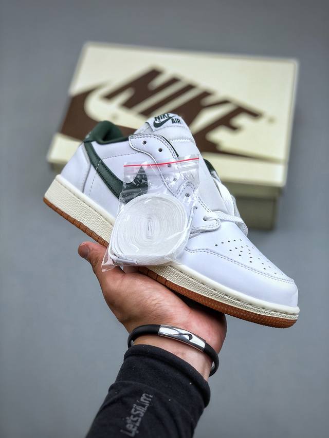 Nike Air Jordan 1 Low Golf Gorge Green Aj1乔丹一代高尔夫版系列低帮经典复古文化休闲运动鞋“白绿脚趾”Cz0775 13